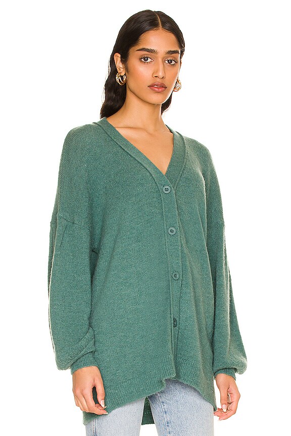 view 2 of 4 Bette Cardigan in Emerald Green