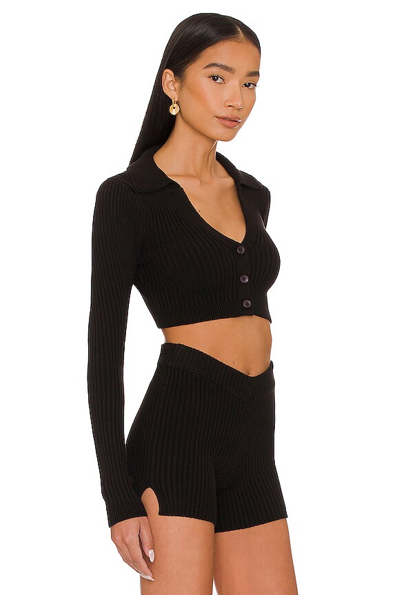 view 2 of 4 CHAQUETA ACAMPANADA FILIPA in black