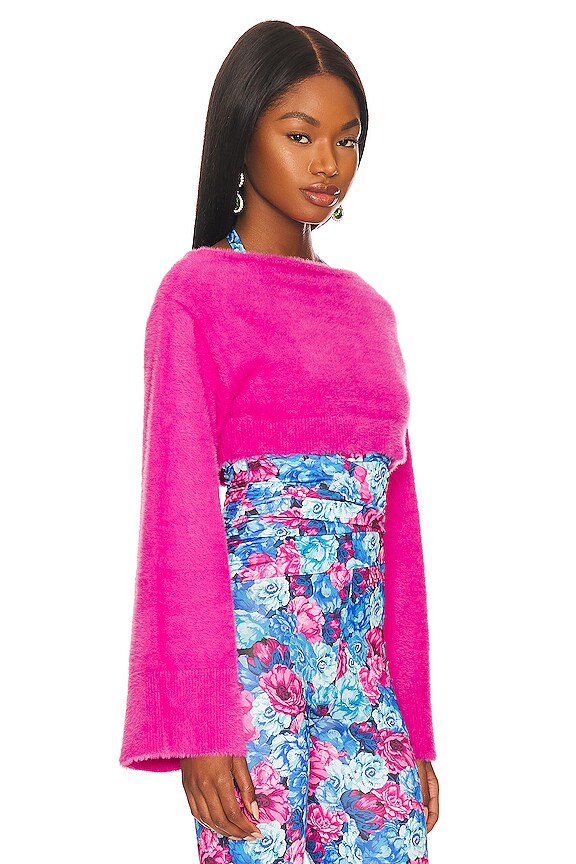 view 2 of 4 JERSEY RECORTADO CHANTAL in Hot Pink