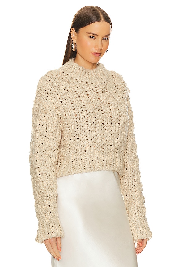 view 2 of 4 x Bridget Jolene Knit Sweater in oatmeal
