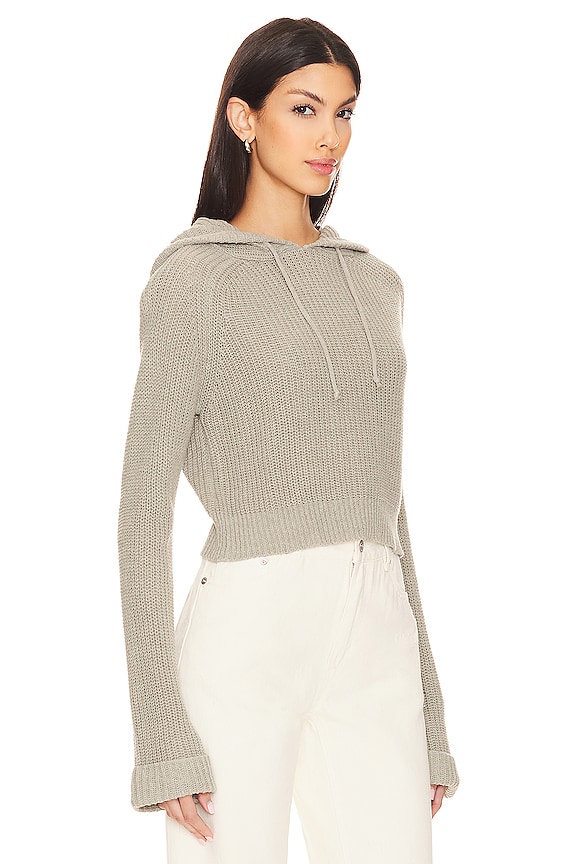 view 2 of 4 CRYSTAL KNIT パーカー in Grey