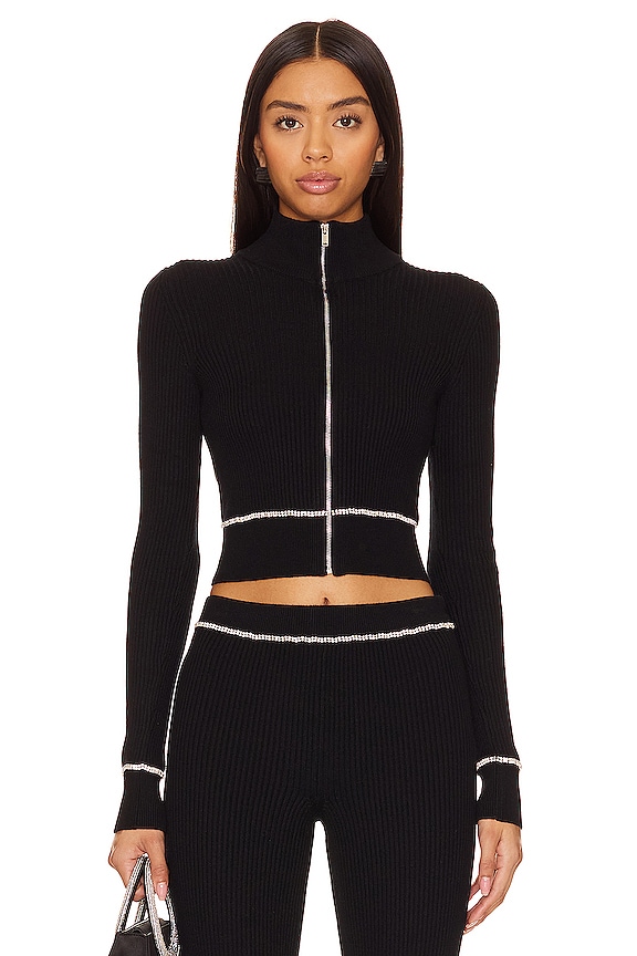 Lovers and Friends Dani Embellished Sweater in Black | REVOLVE