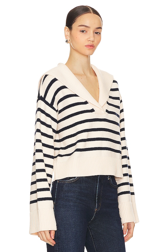 view 2 of 4 PULL NIAM STRIPED in Ivory & Navy