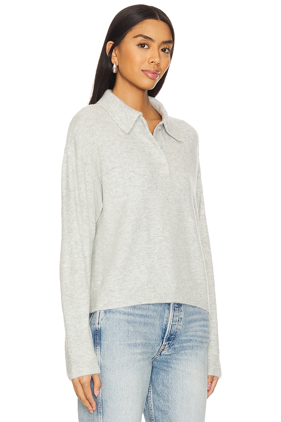 view 2 of 4 Ivy Polo Sweater in Light Gre