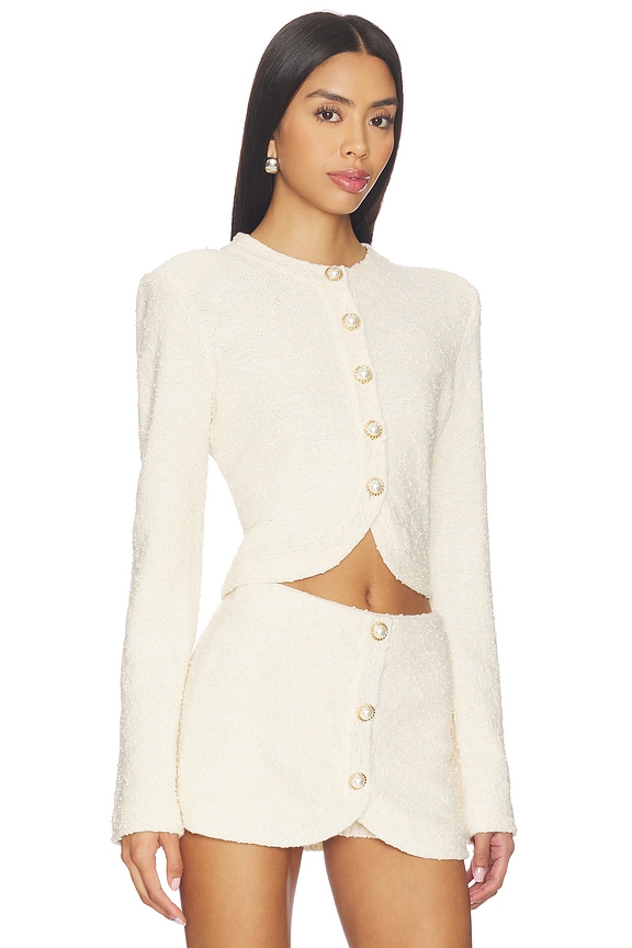 view 2 of 5 Amelia Cardigan in French Vanilla