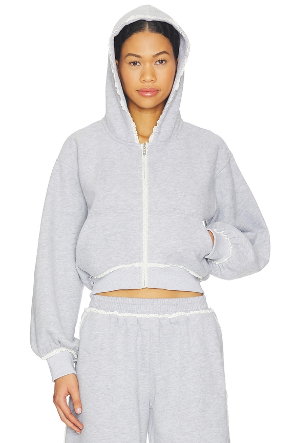 view 2 of 5 SWEAT À CAPUCHE JULIANA in Heather Grey