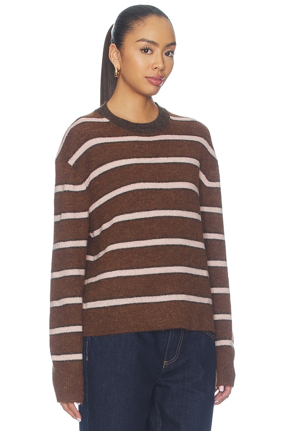 view 2 of 4 Kristin Stripe Pullover in Brown Multi