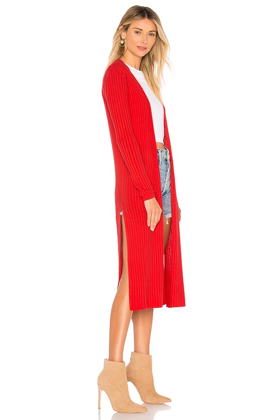 view 2 of 3 CHAQUETA DE PUNTO MAXI DAVENPORT in Red