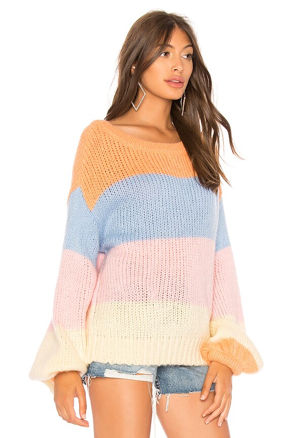 view 2 of 4 PULL À RAYURES LYNN in Pastel Stripe