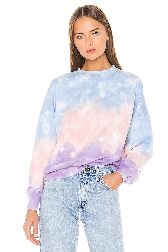 view 1 of 4 Tie Dye Pullover in Pastel Ombre