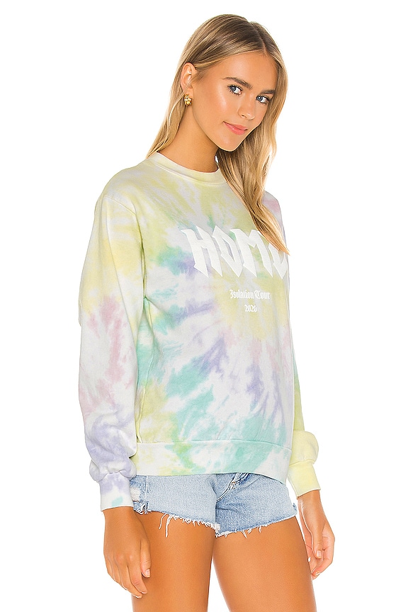 view 2 of 4 SUDADERA HOME ROCK TOUR in Pastel Tie Dye