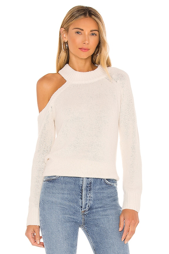 Lovers and Friends Tara Crew Sweater in Ivory | REVOLVE