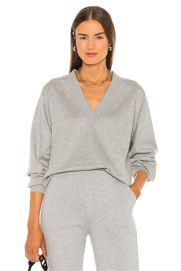 view 1 of 4 Damian Sweater in Dark Heather Grey