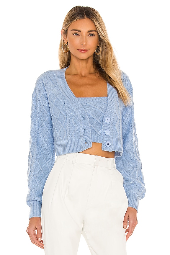 view 1 of 4 КАРДИГАН OPAL in Baby Blue