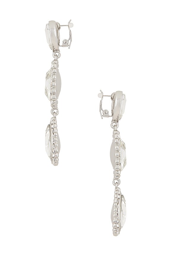 view 2 of 2 BOUCLES D'OREILLES ZOLIA in Clear Silver