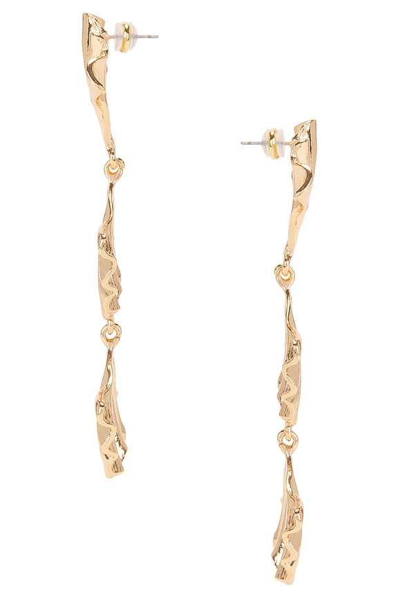 view 2 of 2 Cara Earrings in Gold