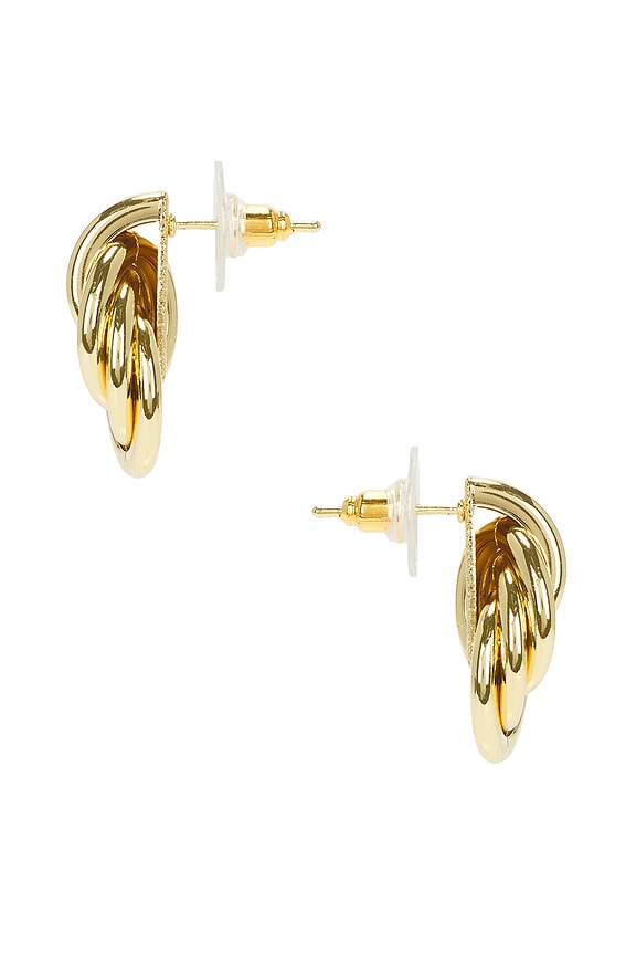 view 2 of 2 Leia Earrings in Gold
