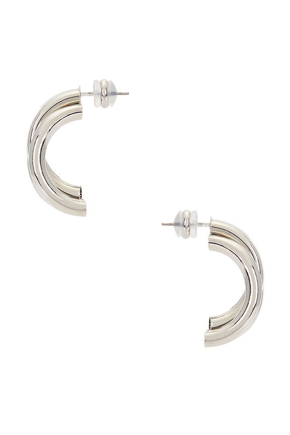 view 2 of 2 PENDIENTES HARLEY in Silver