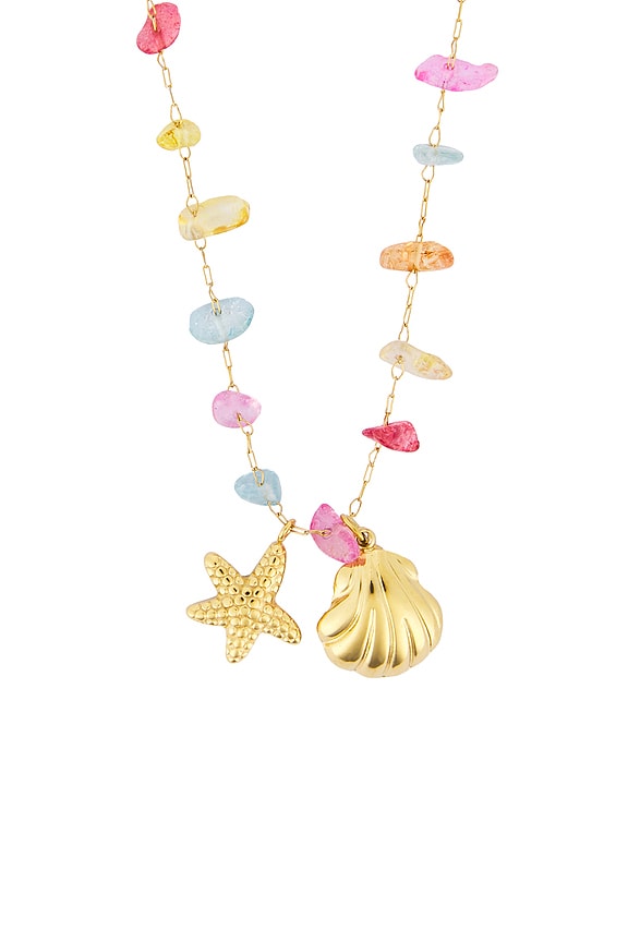 view 2 of 3 Natalie Necklace in Gold Multi