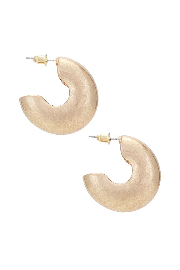 view 2 of 3 BOUCLES D'OREILLES SARA in Gold
