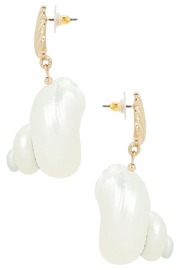 view 2 of 2 Caicos Earrings in Gold