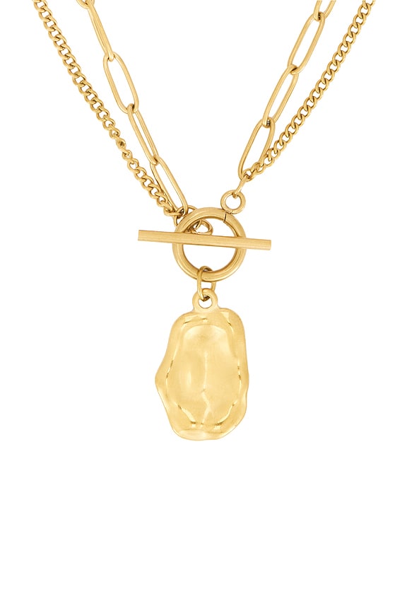 view 2 of 3 Lane Necklace in Gold