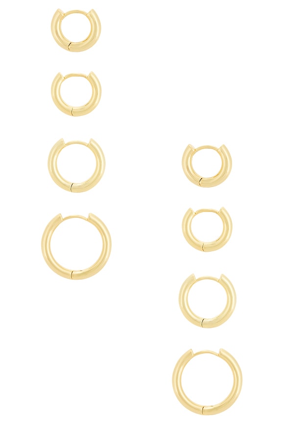 view 2 of 3 ENSEMBLE DE BOUCLES D'OREILLES KENNY in Gold