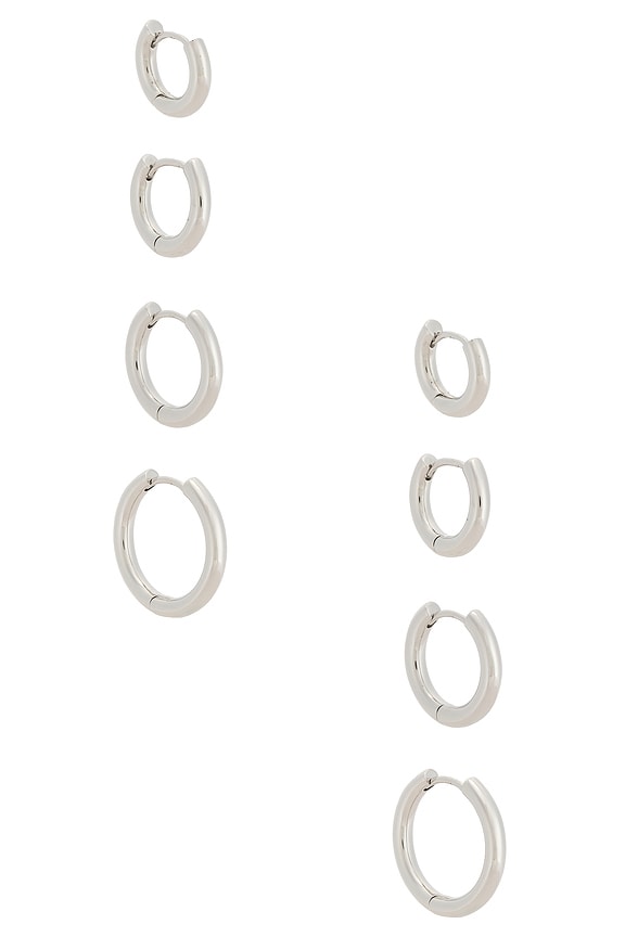 view 1 of 3 Kenny Earring Set in Silver