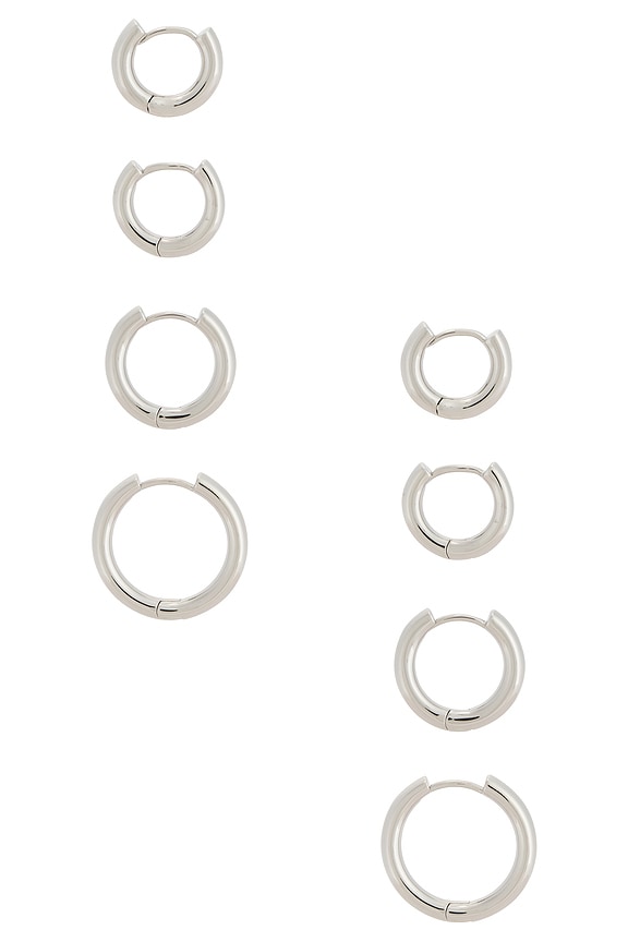 view 2 of 3 Kenny Earring Set in Silver