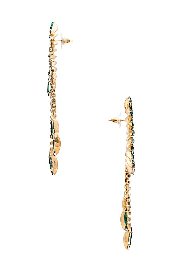 view 2 of 2 СЕРЬГИ JADE in Green