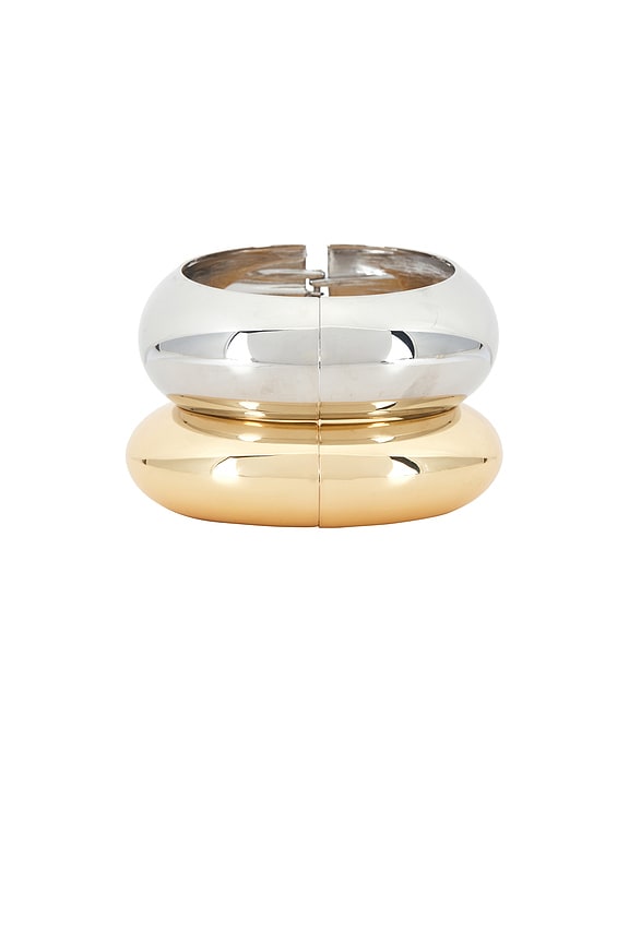 view 2 of 6 Amara Bracelet in Gold/emerald