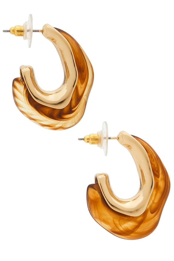 view 2 of 3 Seren Earrings in Gold