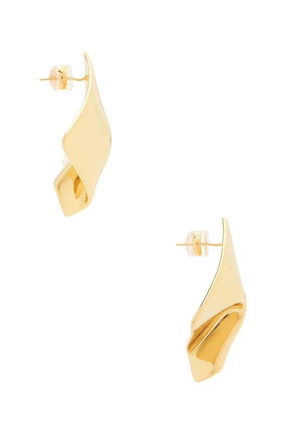 view 2 of 2 PENDIENTES MAEVA in Gold