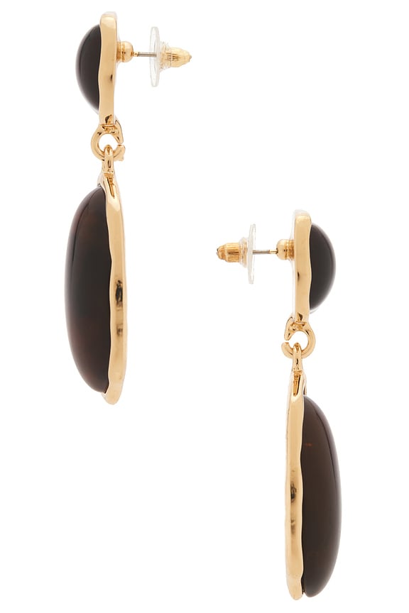 view 2 of 2 Zuri Earrings in Brown