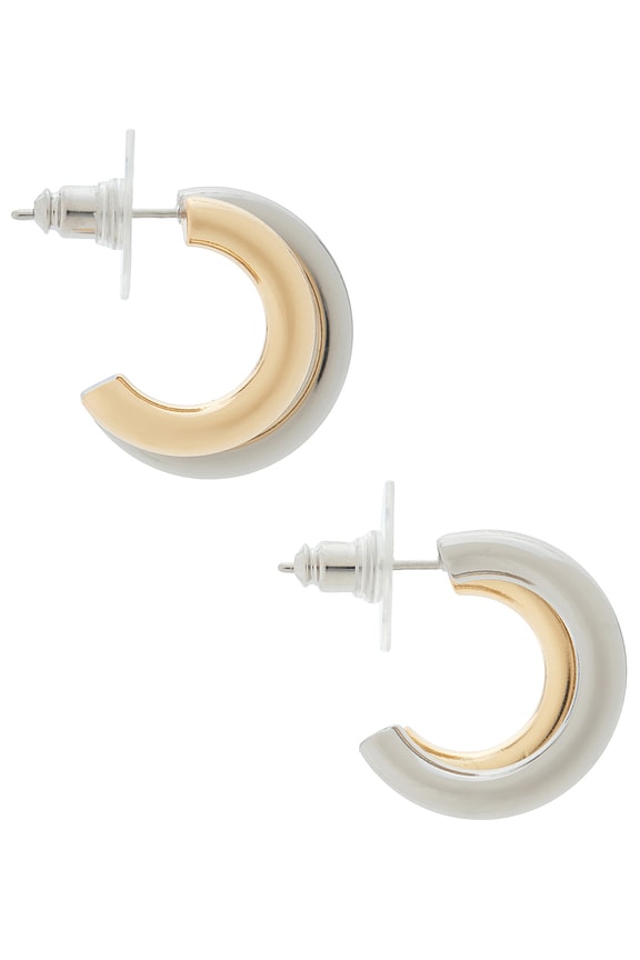 view 2 of 3 PENDIENTES MIRA in Gold/silver