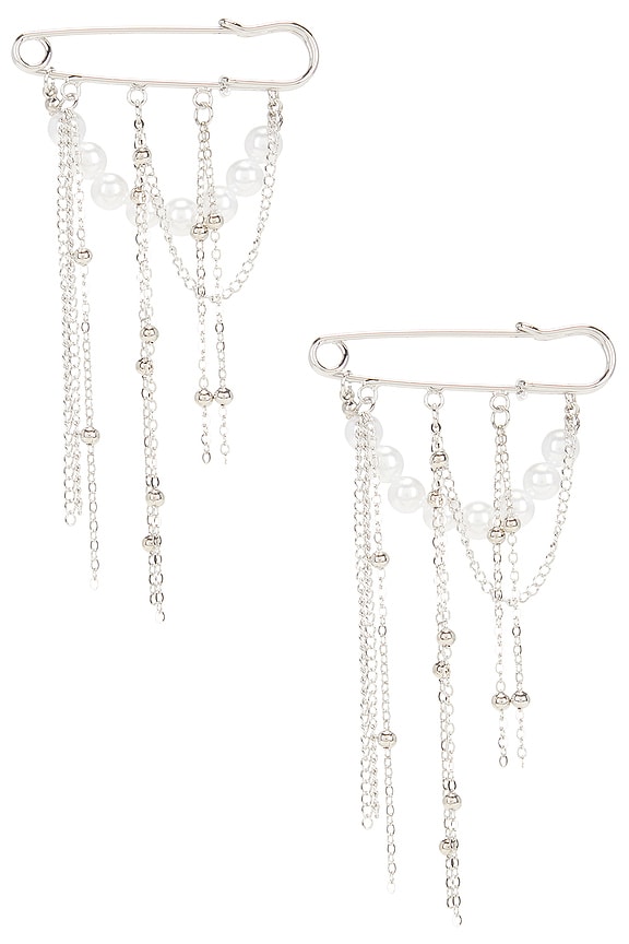 view 2 of 2 Perla Brooch in Silver