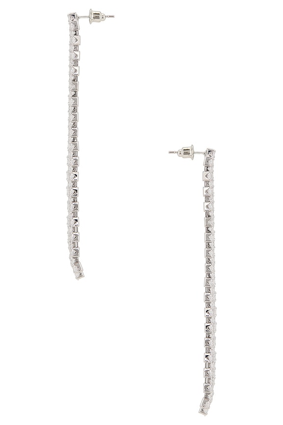 view 2 of 2 PENDIENTES ELINDA in Silver