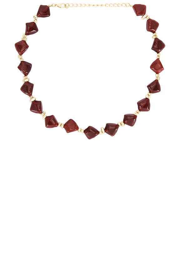 view 1 of 3 Jaden Necklace in Red