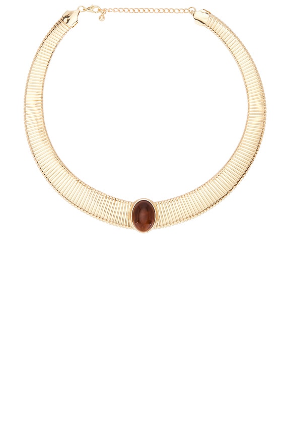 view 1 of 3 COLLAR DELPHINE in Gold