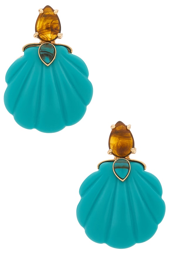 view 1 of 2 BRINCOS MIRELLA in Turquoise