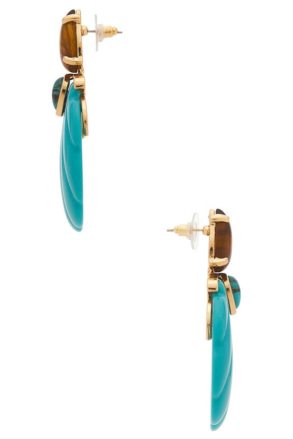 view 2 of 2 BRINCOS MIRELLA in Turquoise