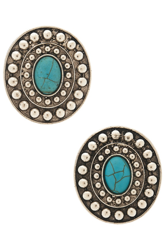 view 1 of 2 BOUCLES D'OREILLES VALENTINA in Turquoise