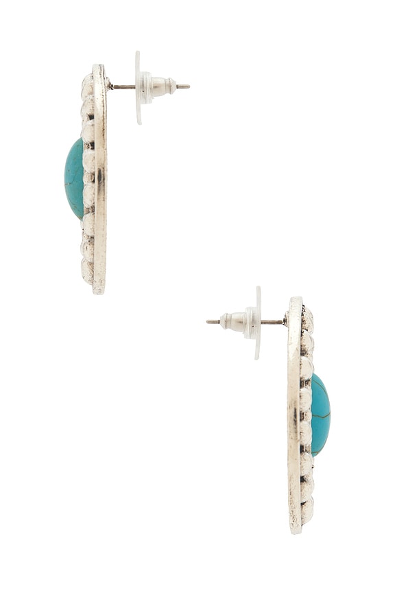 view 2 of 2 BOUCLES D'OREILLES VALENTINA in Turquoise
