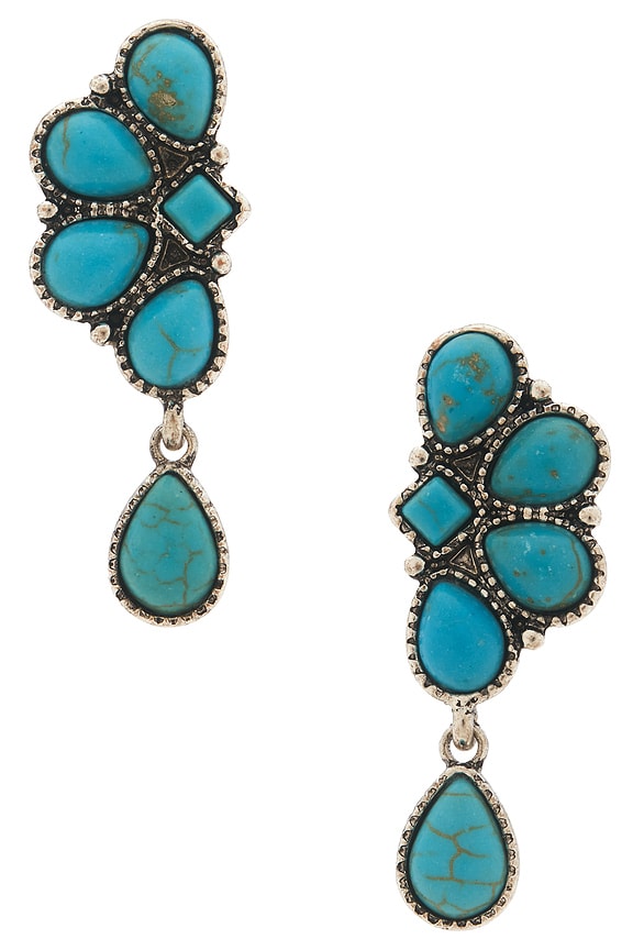 view 1 of 2 ESTELLE 귀걸이 in Turquoise