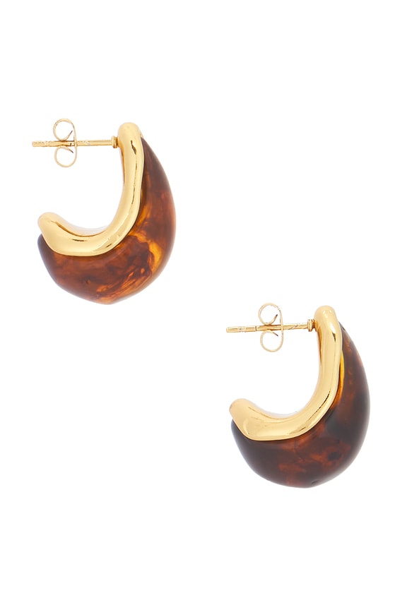 view 2 of 3 PENDIENTES HALINA in Amber