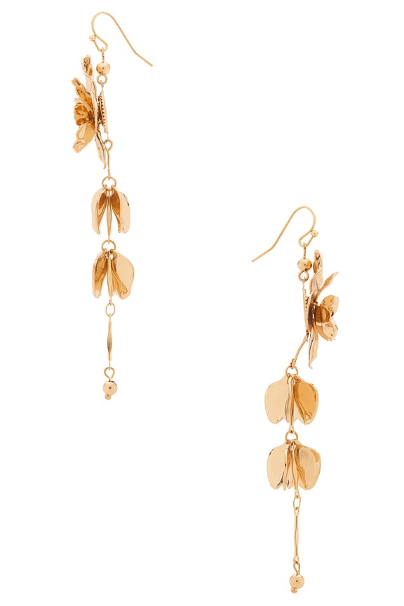 view 2 of 2 BOUCLES D'OREILLES RHEA in Gold