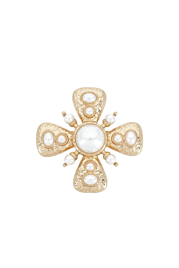 view 1 of 2 BROCHE ALOUETTE in Gold