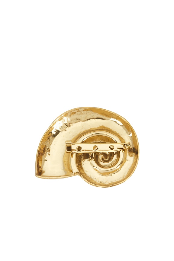 view 2 of 2 BROCHE KALISTA in Gold