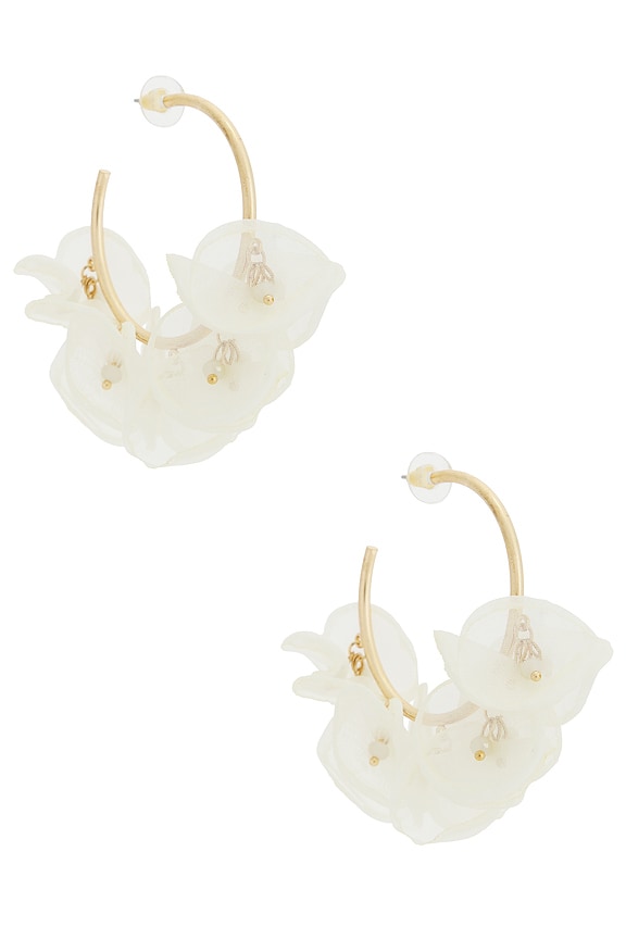 view 1 of 3 PENDIENTES ODETTE in Ivory