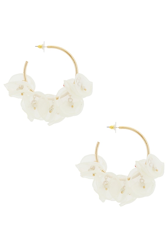 view 2 of 3 PENDIENTES ODETTE in Ivory